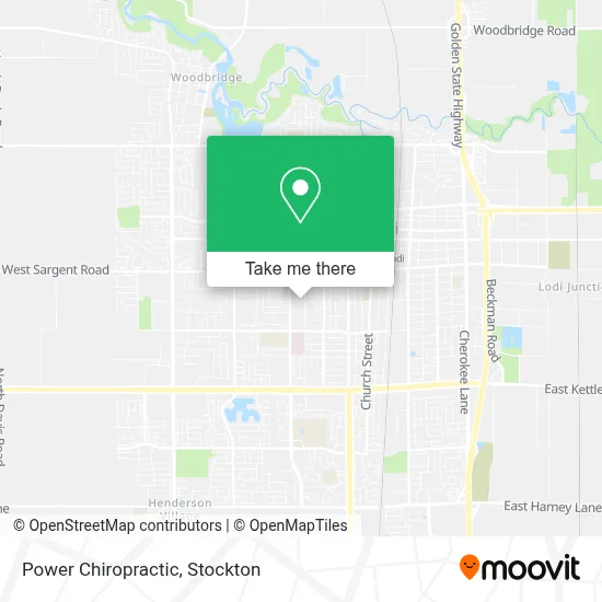 Power Chiropractic map
