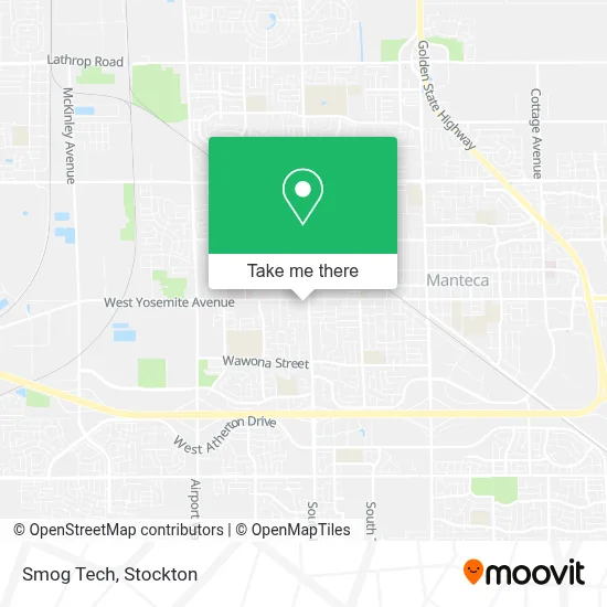 Smog Tech map