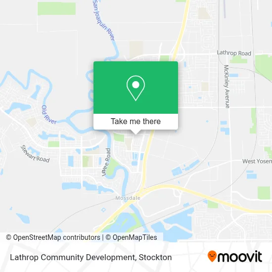 Lathrop Community Development map
