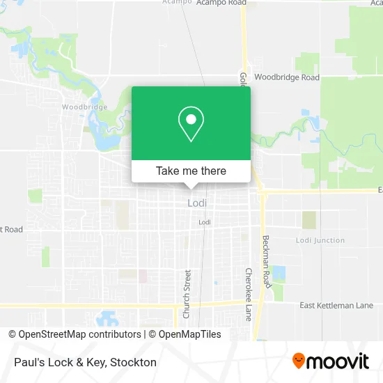 Paul's Lock & Key map
