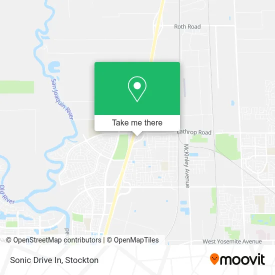 Sonic Drive In map