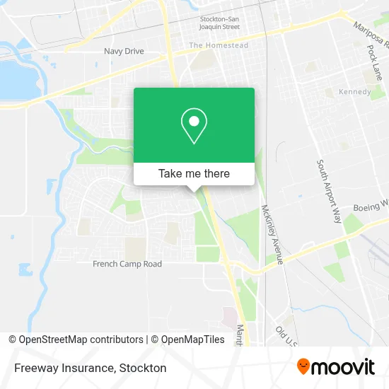 Freeway Insurance map