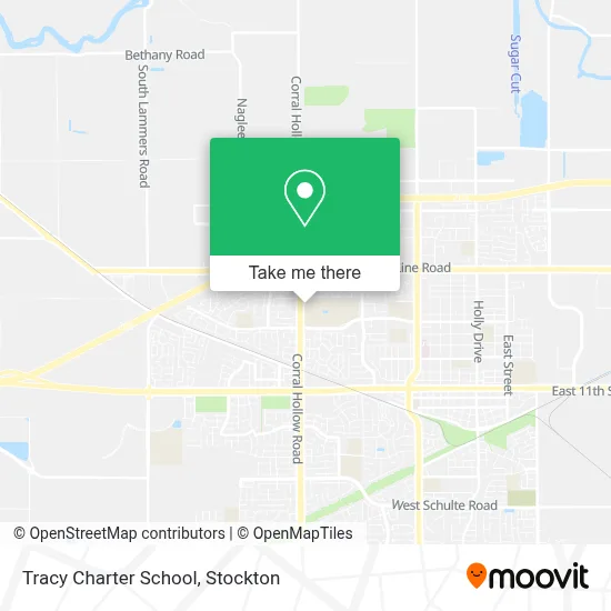 Tracy Charter School map