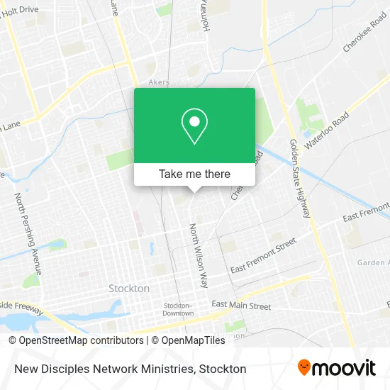 New Disciples Network Ministries map
