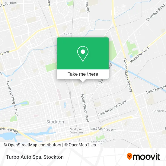 Turbo Auto Spa map