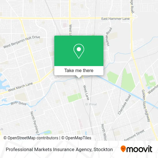 Professional Markets Insurance Agency map