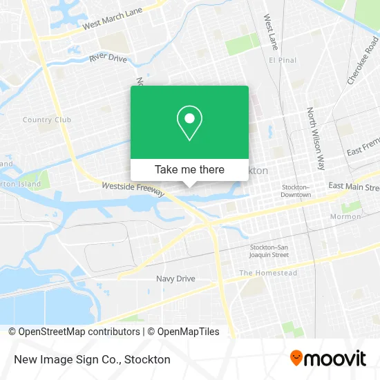 New Image Sign Co. map