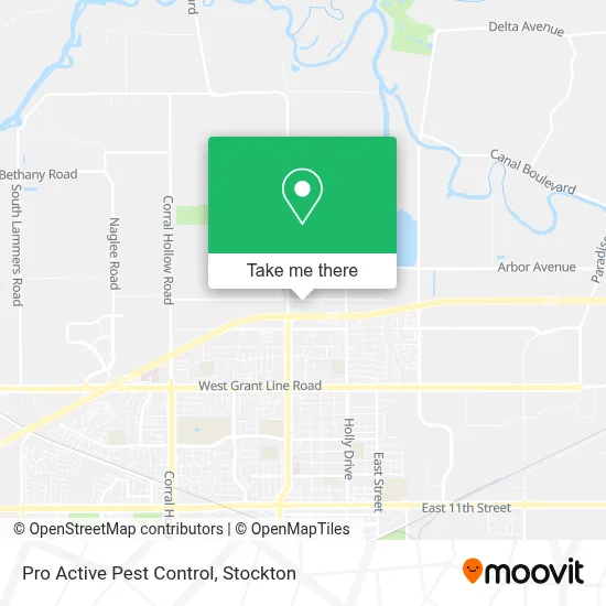 Pro Active Pest Control map