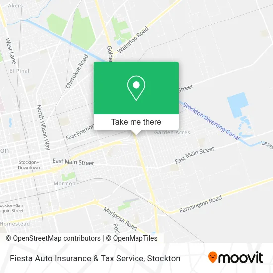 Fiesta Auto Insurance & Tax Service map