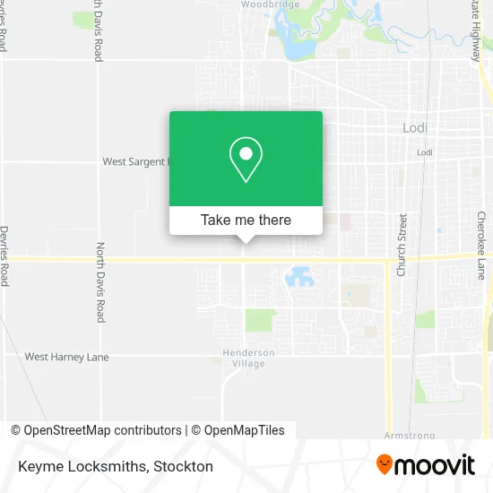 Keyme Locksmiths map