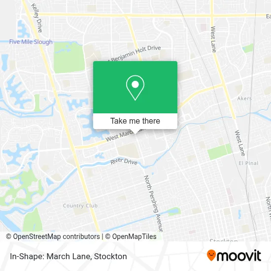 In-Shape: March Lane map
