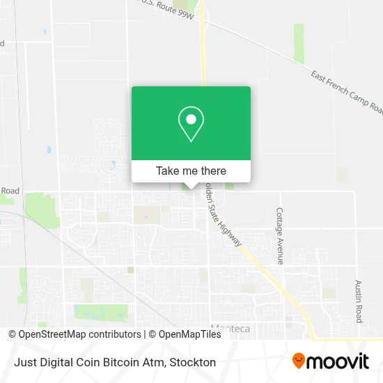 Just Digital Coin Bitcoin Atm map