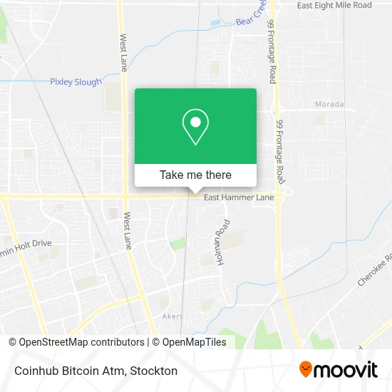 Coinhub Bitcoin Atm map