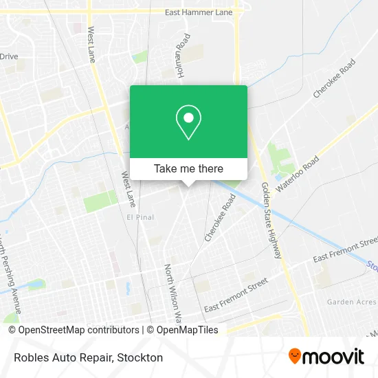 Robles Auto Repair map