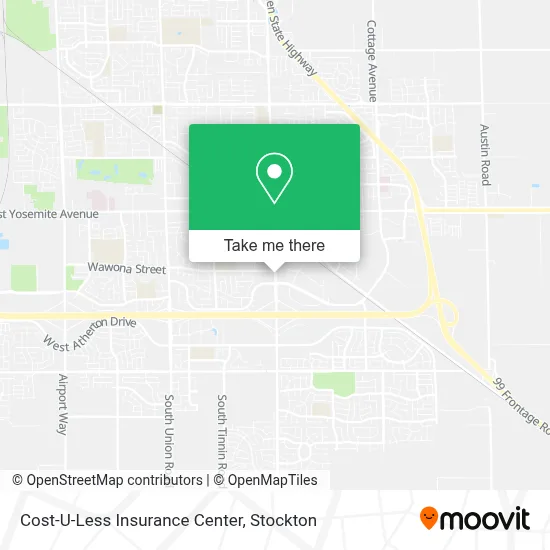 Cost-U-Less Insurance Center map