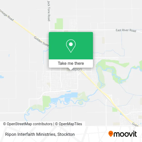 Ripon Interfaith Ministries map