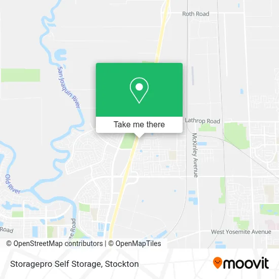 Storagepro Self Storage map