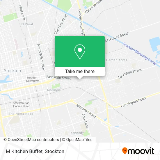M Kitchen Buffet map