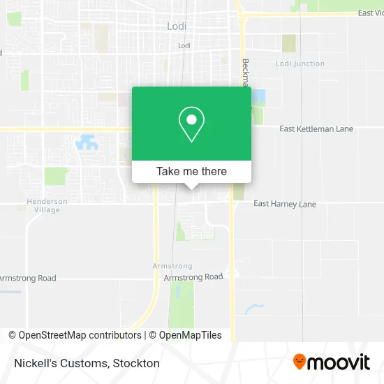 Nickell's Customs map