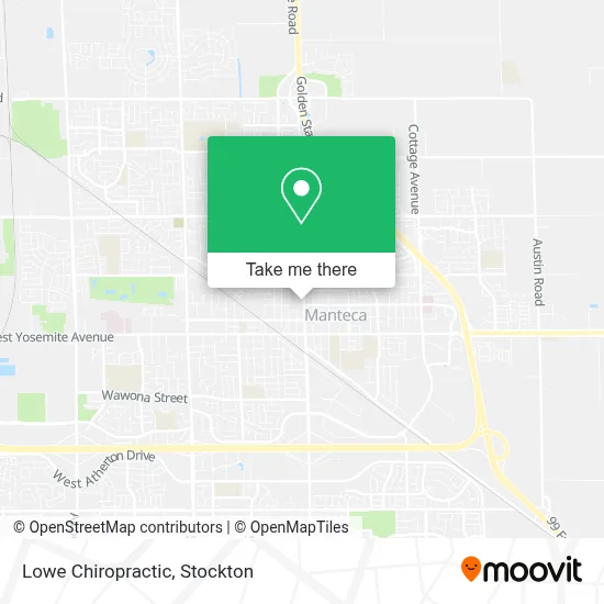 Lowe Chiropractic map