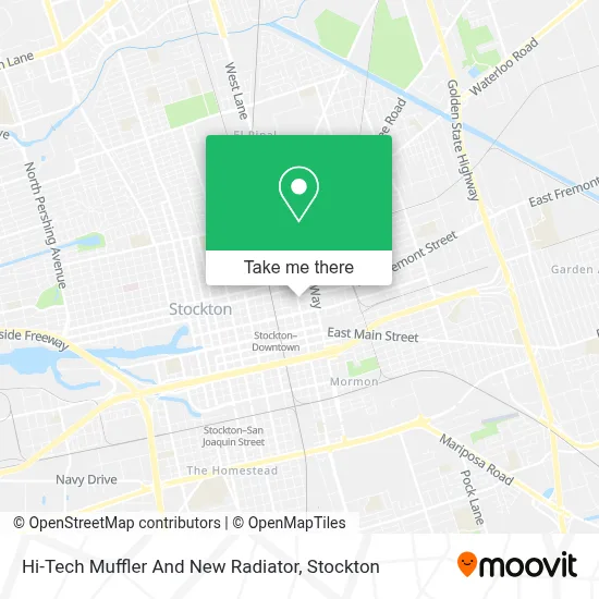 Hi-Tech Muffler And New Radiator map