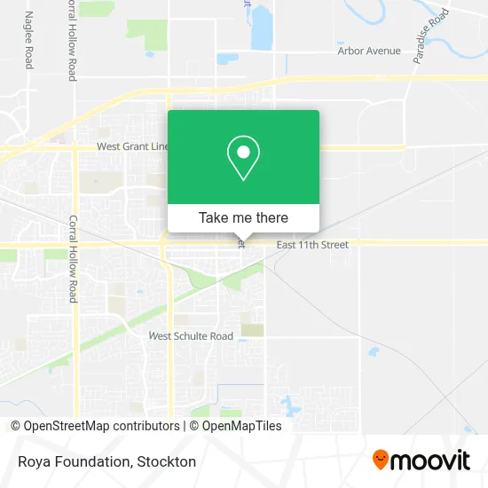 Roya Foundation map