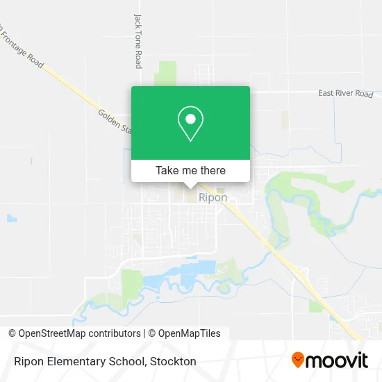 Ripon Elementary School map