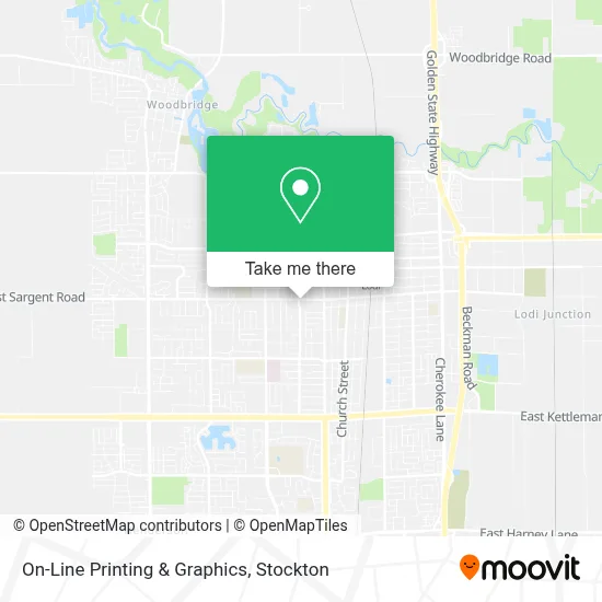 On-Line Printing & Graphics map