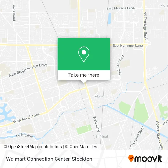 Walmart Connection Center map