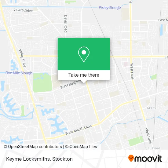 Keyme Locksmiths map