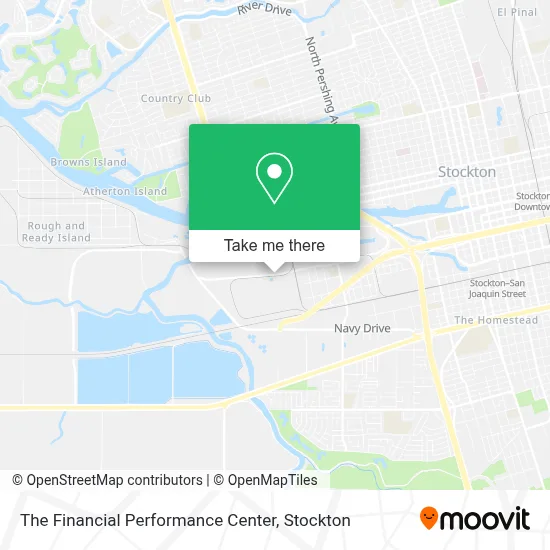 The Financial Performance Center map
