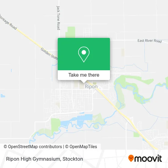 Ripon High Gymnasium map