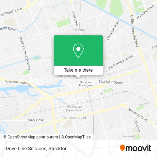 Drive Line Services map