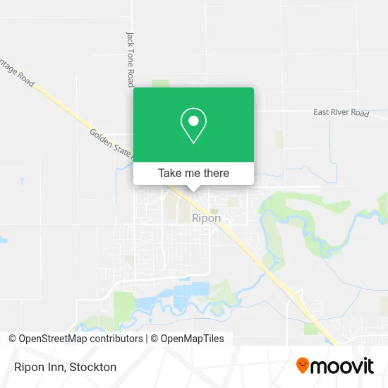 Ripon Inn map