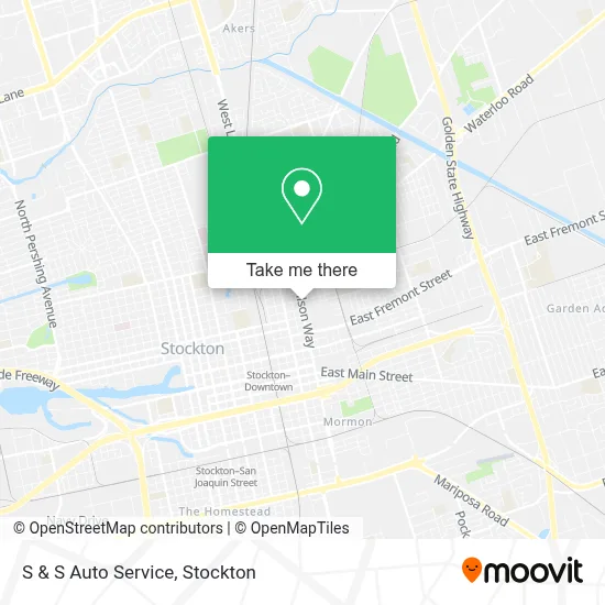 S & S Auto Service map