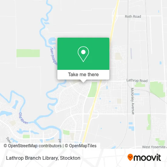 Lathrop Branch Library map