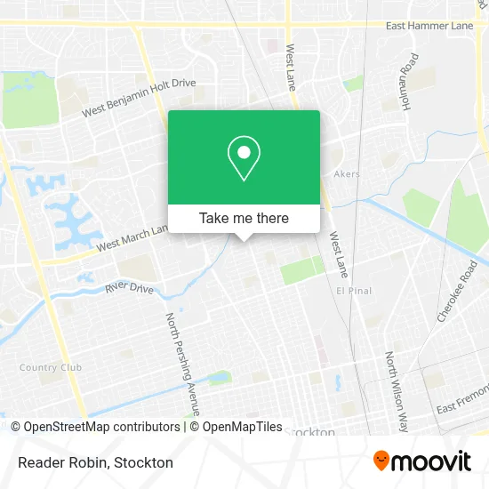 Reader Robin map