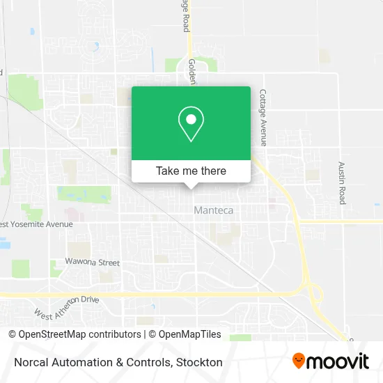 Norcal Automation & Controls map