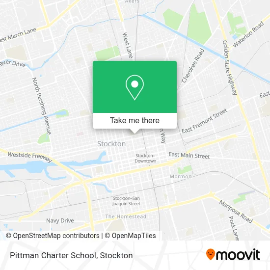 Pittman Charter School map