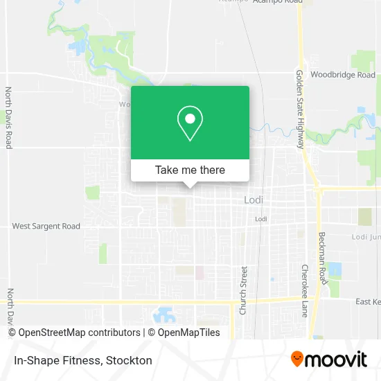 In-Shape Fitness map