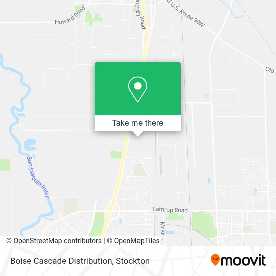 Boise Cascade Distribution map