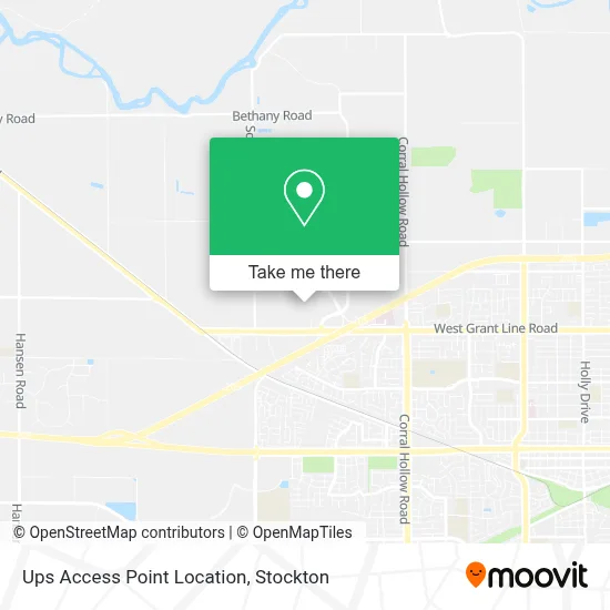 Mapa de Ups Access Point Location