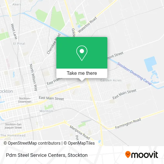 Pdm Steel Service Centers map