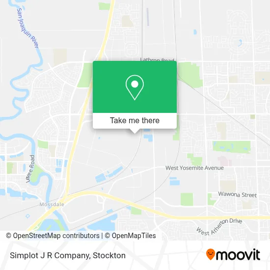 Simplot J R Company map