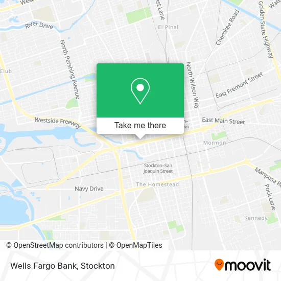 Wells Fargo Bank map