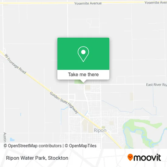 Ripon Water Park map