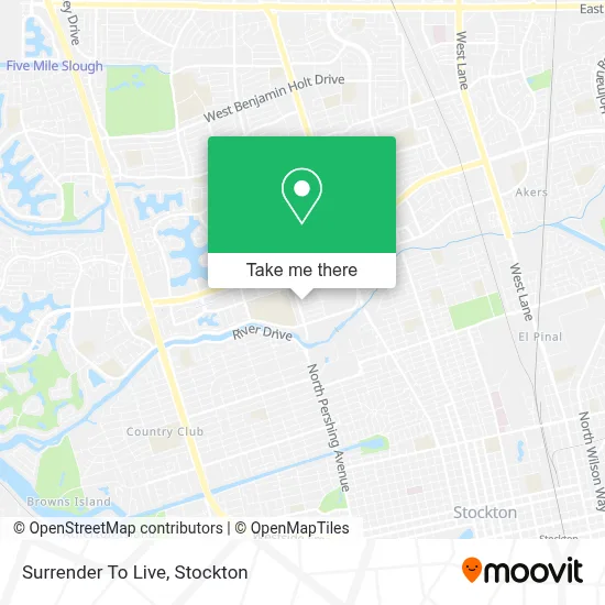 Surrender To Live map