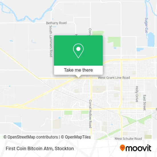 First Coin Bitcoin Atm map