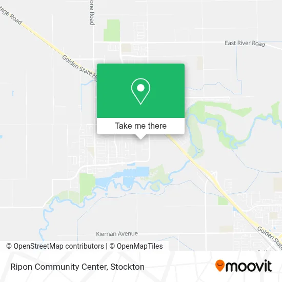 Ripon Community Center map