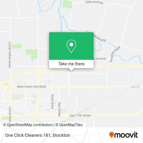 One Click Cleaners 181 map